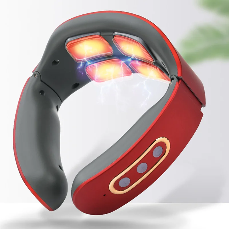 

Electric Pulse Power Control Far Infrared Heating Pain Relief Tool Health Care Massager for Neck