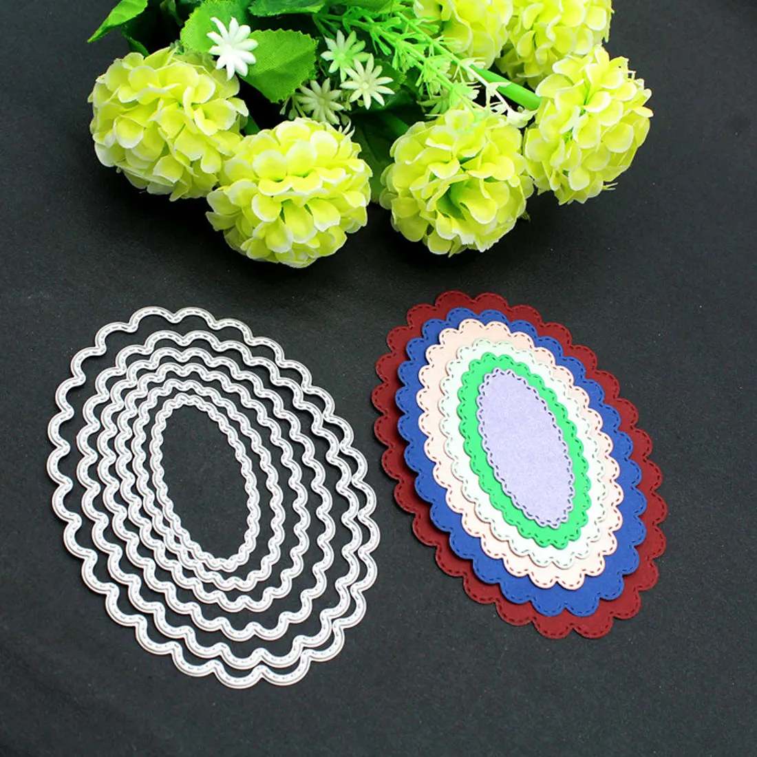 Металлические режущие штампы квадратное сердце круг die Прямоугольник Овальный