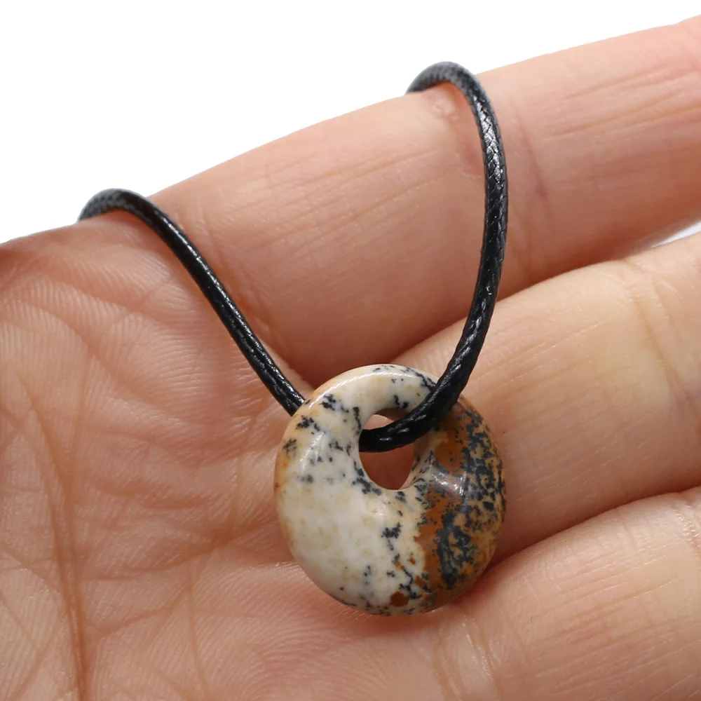 Бусы из натурального камня натуральный розовый Quartzs Рисунок с большими