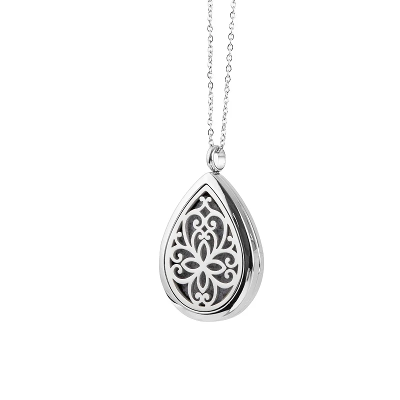 1PC Aroma Diffuser Necklace Open Locket Aromatherapy Pendant Essential Oil Car Air Freshener Perfume |