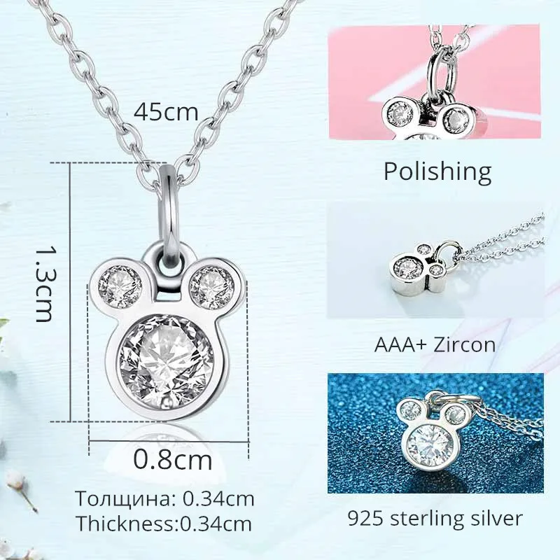 Женская подвеска из серебра 925 пробы с фианитом | Украшения и аксессуары