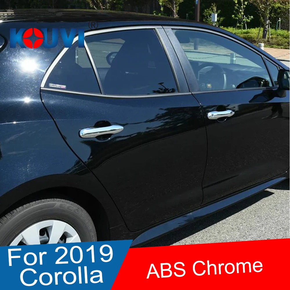 ABS хромированная крышка ручки двери отделка полосы аксессуары для Toyota Corolla Sport