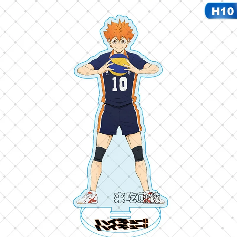 

Anime Haikyuu!! Acrylic Desk Stand Figures Models Volleyball Teenagers Figures Plate Holder Stand Model Plate Decor Gift 15cm
