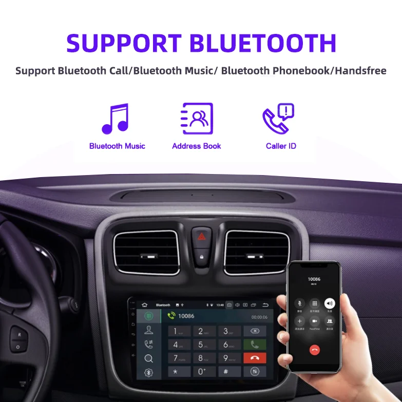 

ACODO 2+16G Android 10.0 Car Radio Multimedia Player For Toyota LC 100 Navigation GPS 2 din