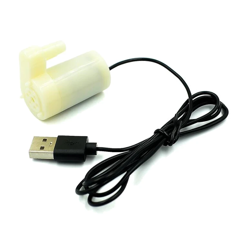 Бесшумный мини-микро-двигатель для водяного насоса постоянного тока 3-5 в 70-120 л/ч