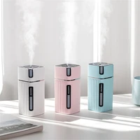 mini portable humidifiers mute usb cool mist maker purifier 300ml water tank capacity with night light purify environment home