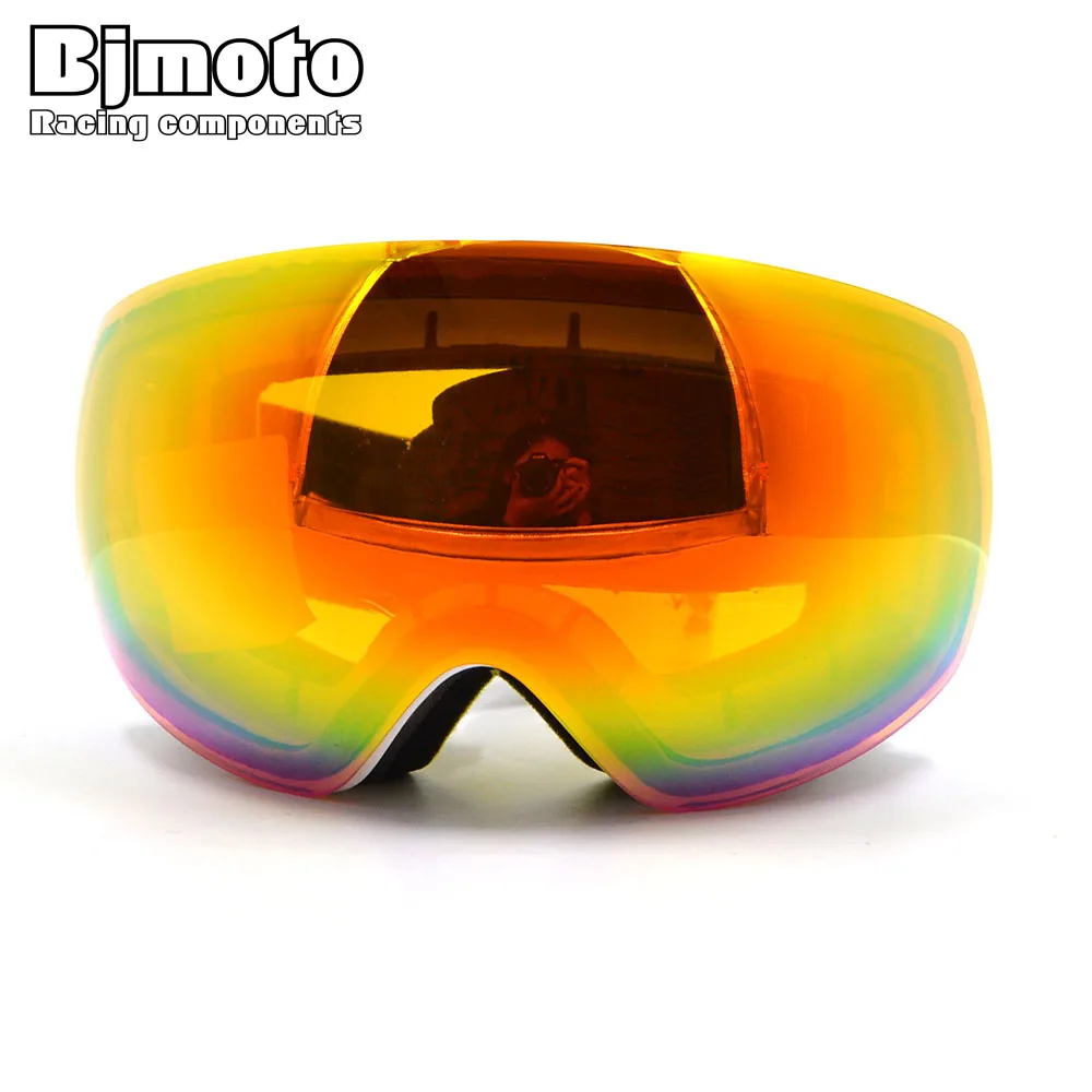 

Лыжные очки с двойной линзой, мужские зимние незапотевающие лыжные очки с лыжной маской, взрослые зимние защитные очки для мотокросса и сно...