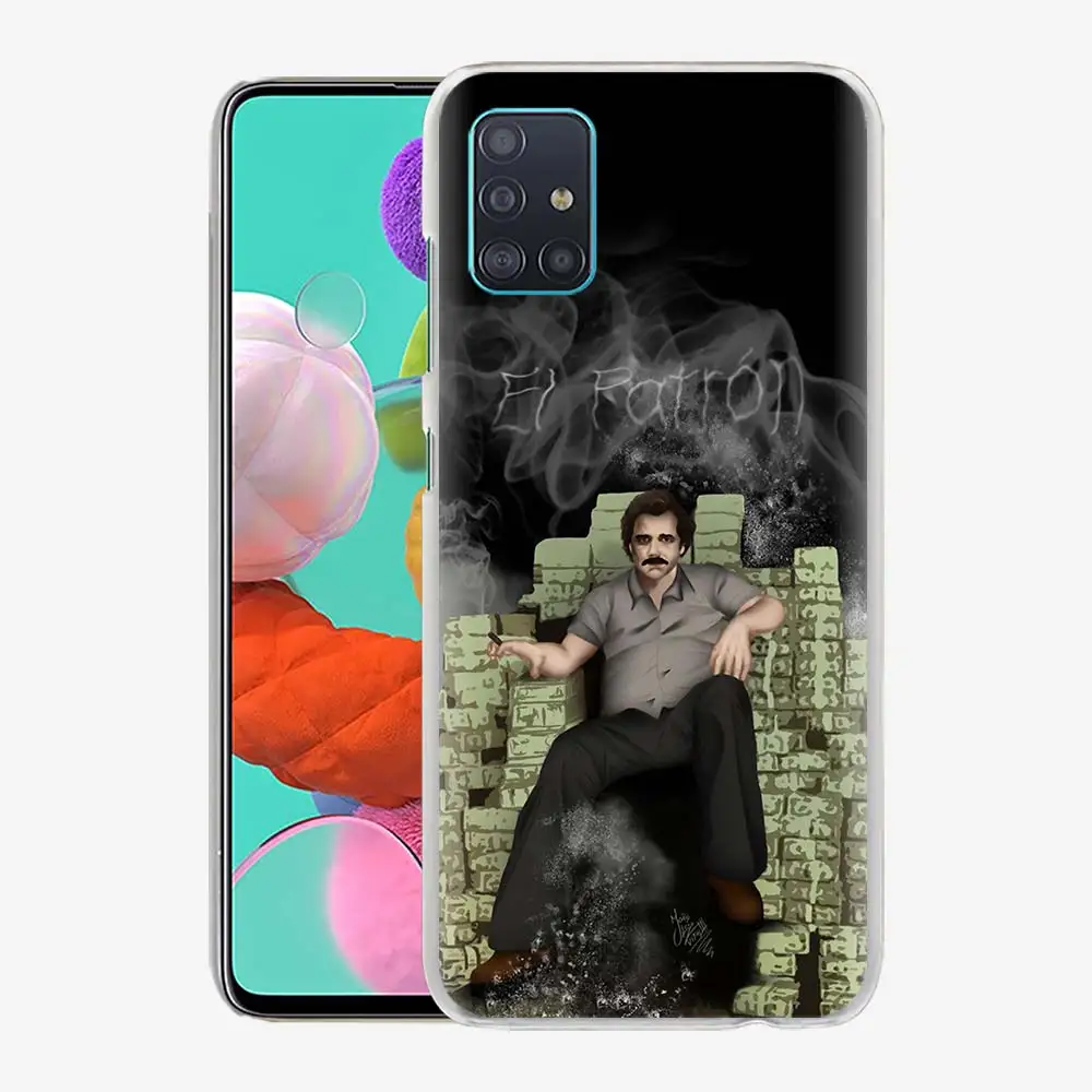 

Phone Case For Samsung Galaxy M31 Case Hard PC Cover For Samsung M31s M51 A50 A51 A71 Shell Funda Narcos TV Series Pablo Escobar