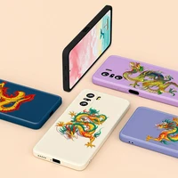 dragon domineering for redmi k40 gaming 8a pro k30 k30s k30i 10x 9 9c 9a 9i 9t 8 7 liquid silicone soft cover phone case
