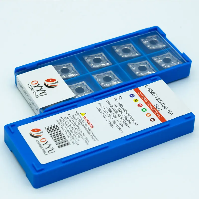 Oyyu CNMG CNMG120402 CNMG120404 CNMG120408 HA H01 карбидная вставка для токарного станка резак
