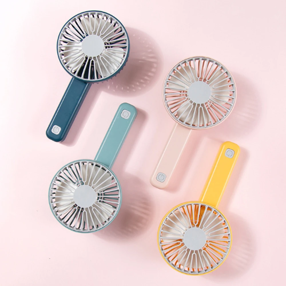

Handheld Electric Mini Portable Outdoor Fan with USB Foldable Handle Desktop