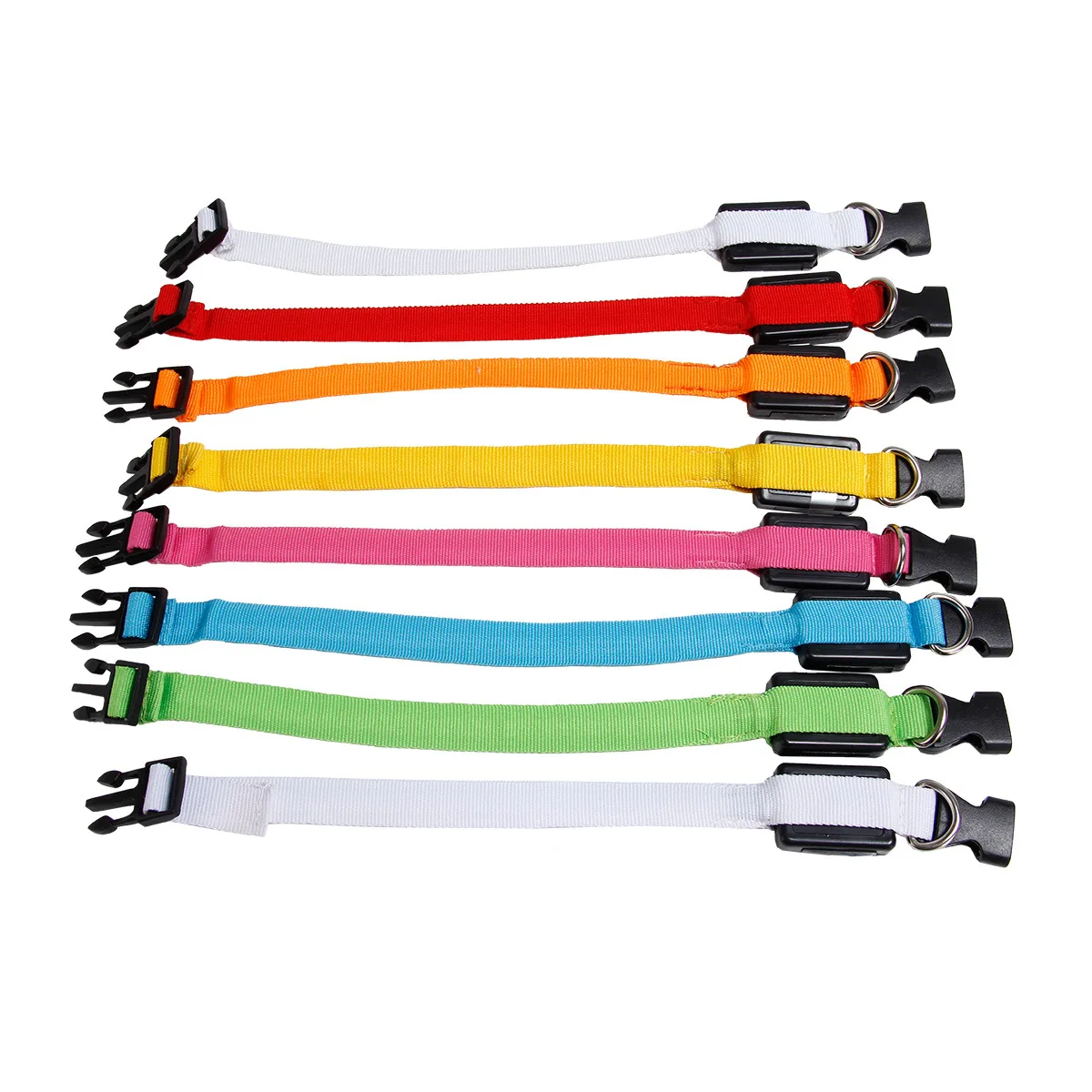 Нейлоновый ошейник для собак вспышки света Ночная Безопасность светодиодный