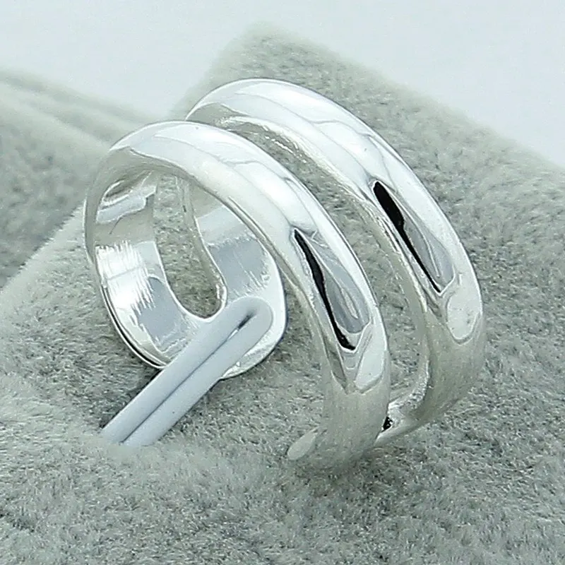 New 100% Silver 925 Jewelry Simple Fashion Heart Animal Dragon Cat Finger Rings for Women Men | Украшения и аксессуары