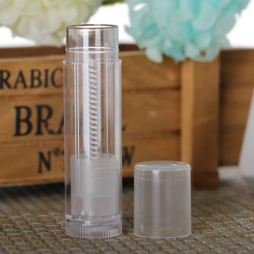 

60 PCS DIY Lip Balm Tube Refillable Lip Balm Lipstick Container DIY Cosmetic