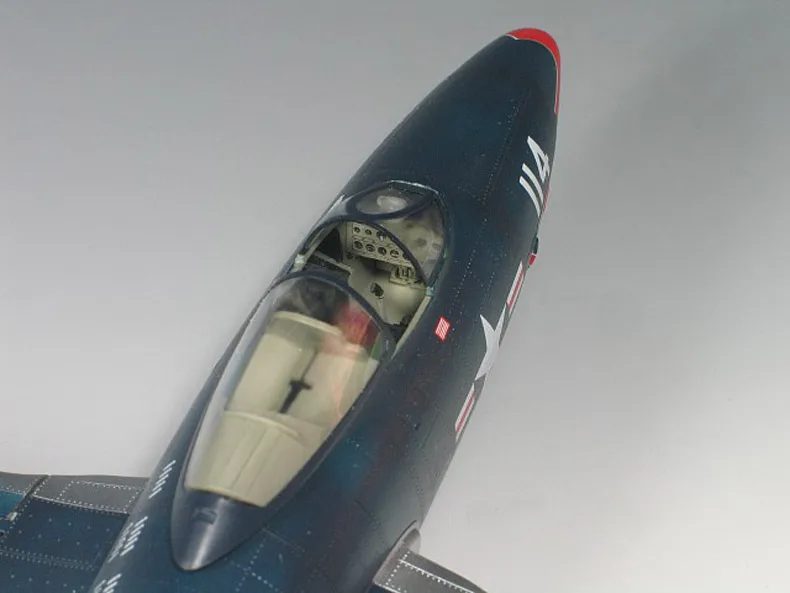 Trumpeter масштаб 1/48 США темно-синий цвет фотоэлемент боевой самолет игрушка