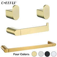 For Bathroom Hardware Accessories Sets Toilet Paper Roll Holder 18 Inch Towel Holder Rack Bar Shelf Rail Stand Rod Clothes Hooks