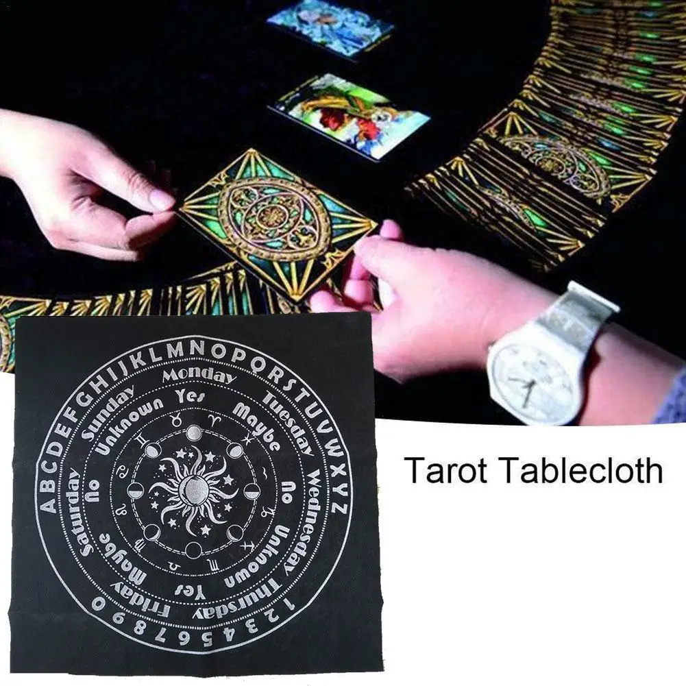 

Fidget Toys Constellations Tarot Card Tablecloth Divination Altar Board Cloth Astrology Altar Table Tarot Fortune Game Pad