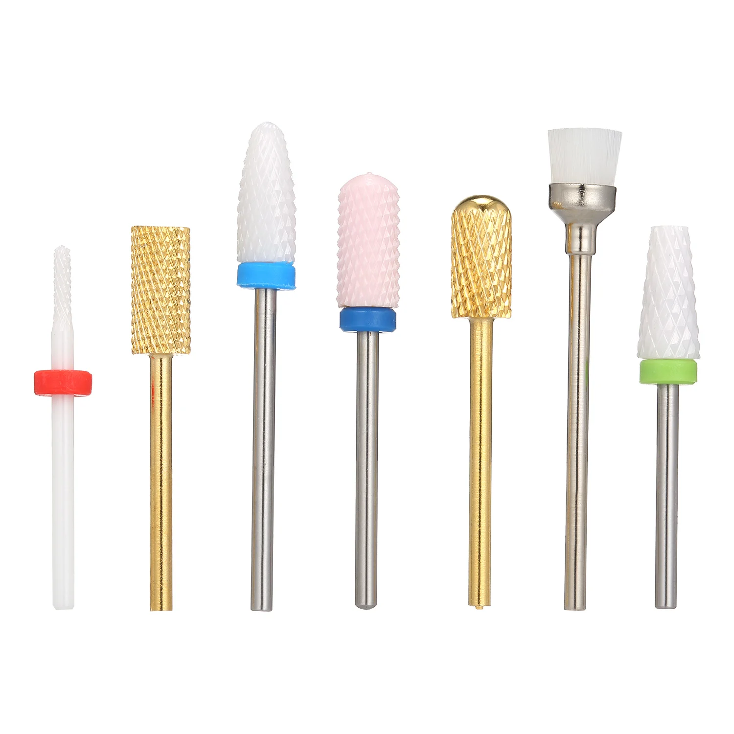 Набор сверл для ногтей 7 шт. сверла инструмент маникюра и педикюра дизайна кисть