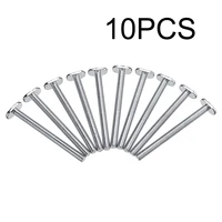 10pcs bolts screws nuts m8 thread silver t slider for 30 series miter track slot t t track furniture fittings hand tools