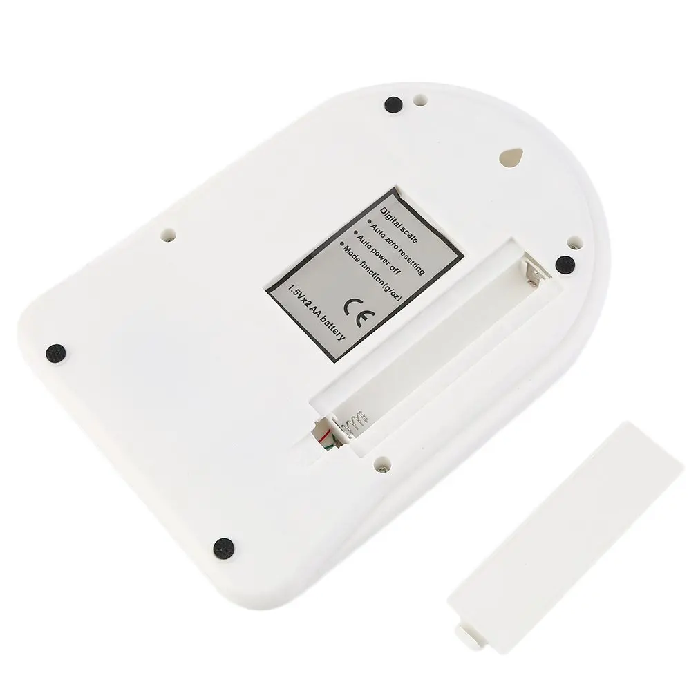 

Digital Kitchen Scale Electronic Balance Weight LCD Display Tare Function for Postal Parcel Food Weight Diet Battery Operated