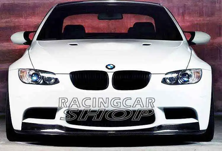АК Стиль Настоящее углеродное волокно передний спойлер Подходит для BMW E90 E92 E93 M3
