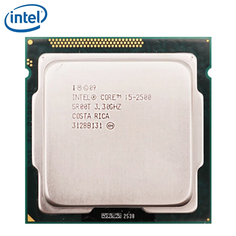 Процессор Intel Core i5 2500 четырехъядерный процессор 3 ГГц LGA 1155 95 Вт настольный ПК 100%