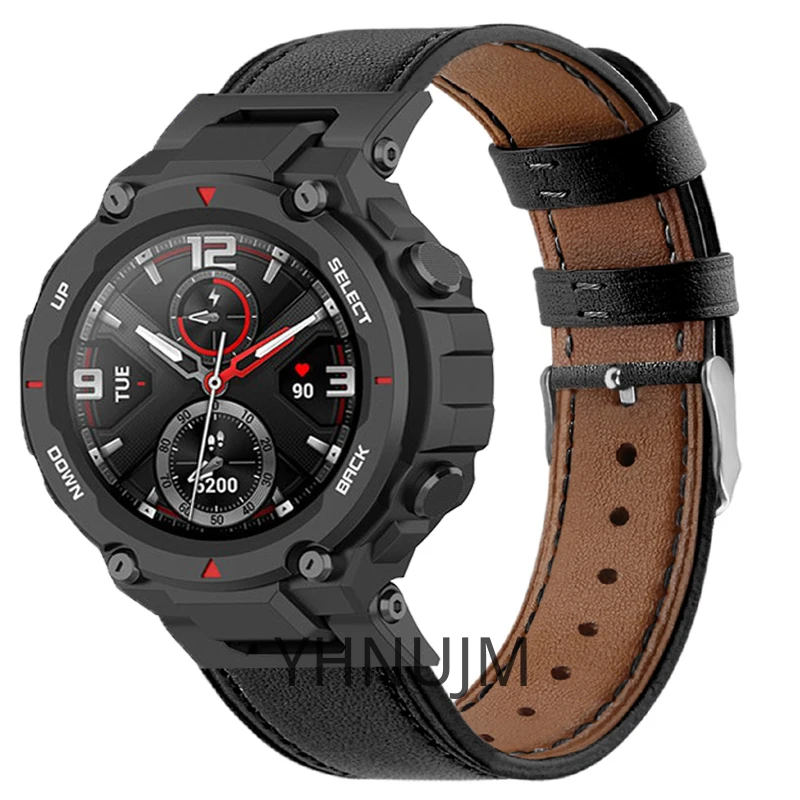 Кожаный ремешок для Amazfit T Rex часов спортивный браслет смарт-часов Huami аксессуары |