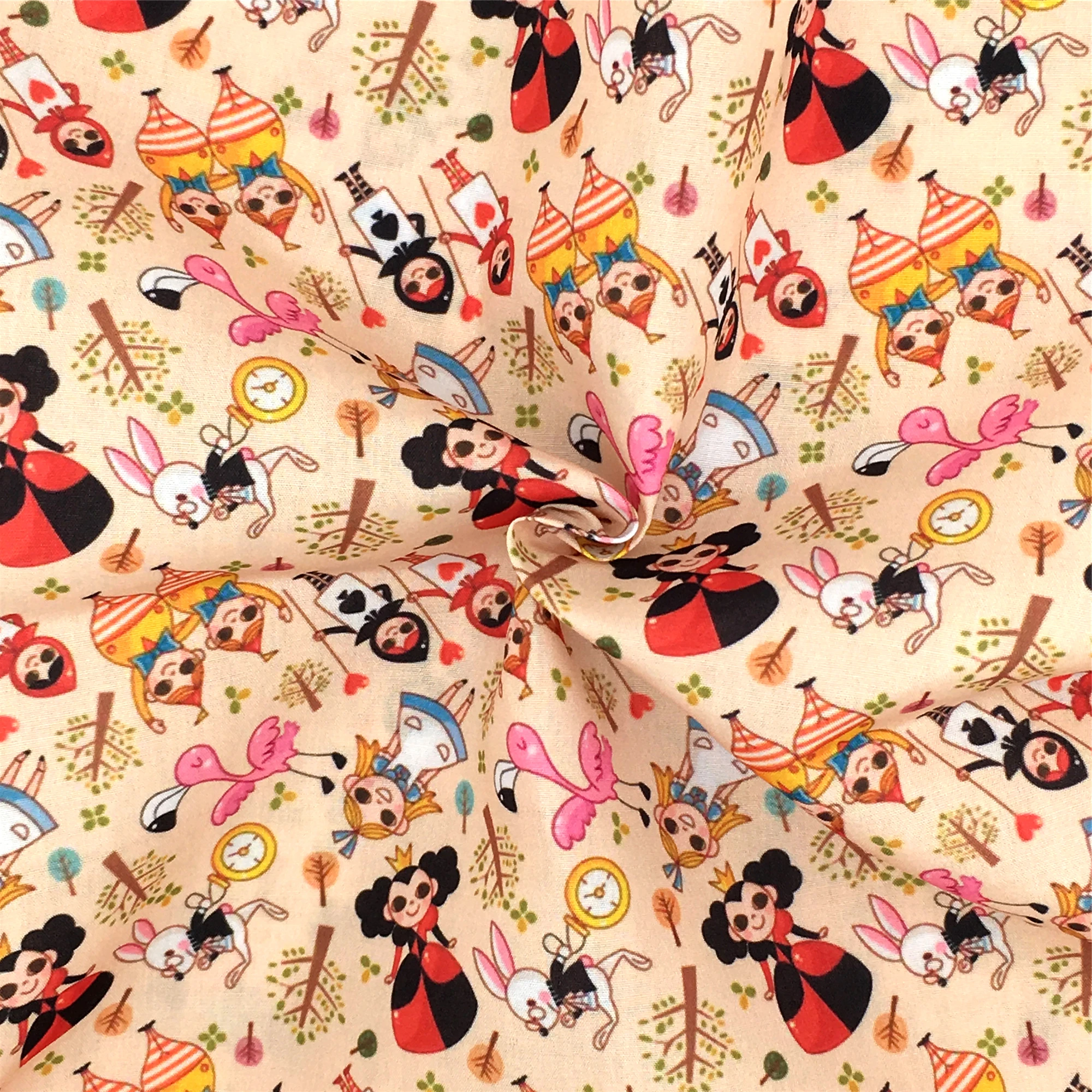 50*145 см 100% натуральный хлопок мультяшная игрушка полиэстер Материал лоскутное