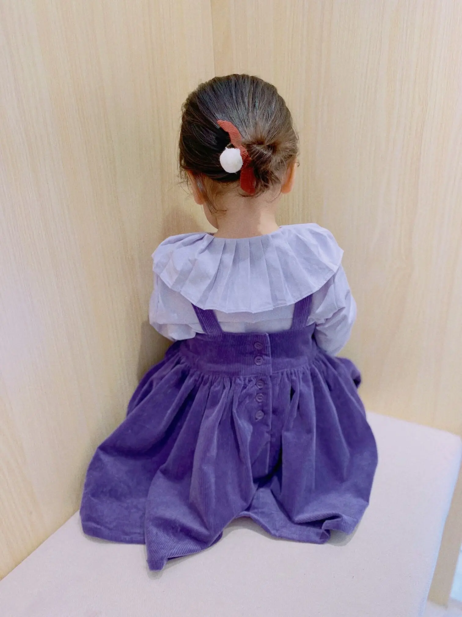 Детское платье для девочек 2021 AW Осенний брендовый комплект с юбкой и милое