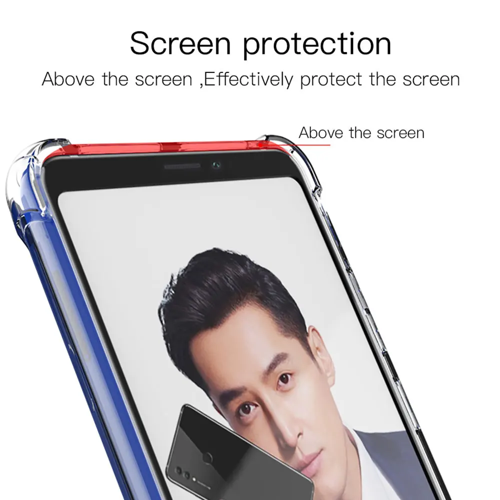 Противоударный чехол для samsung Galaxy A30 A50 A70 A6 A8 плюс A7 2018 Мягкий ТПУ телефона S10 5G S8 J2