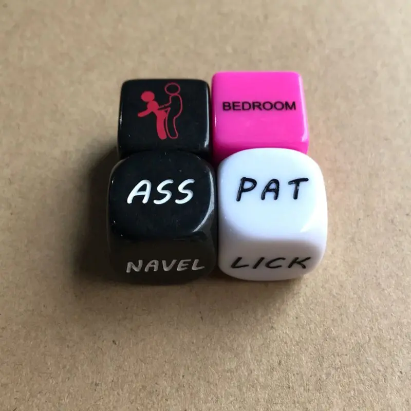 10 шт./компл. Забавные эротические игральные кости светящаяся романтика любовь