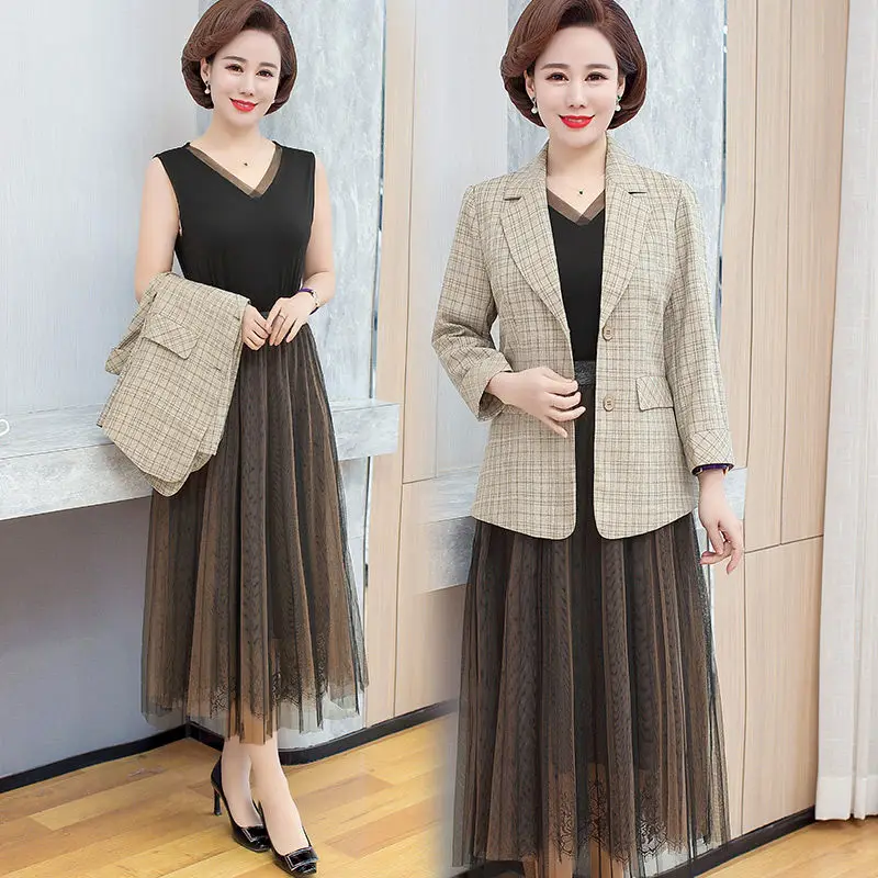 Весенний костюм новинка 2020 женское весенне-осеннее пальто для женщин среднего