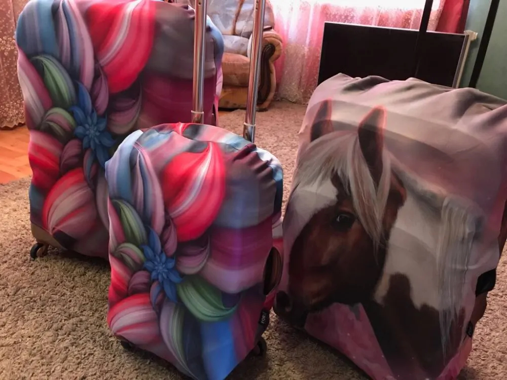 ADVOCATOR Color Your World Elastic Dust Rain Cover Travel Accessor Thicker Luggage Protective Covers Apply To 18