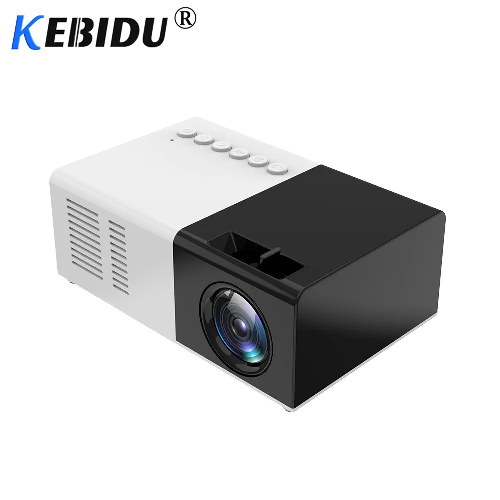 Kebidu новейший J9 Мини проектор HD 1080P мини домашний для AV USB Micro SD карты карманный PK YG