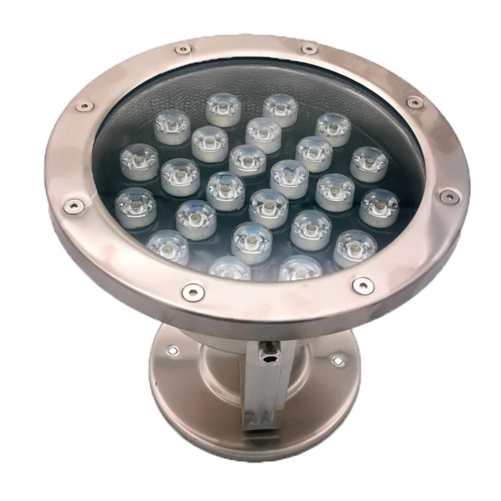 Светодиодный подводный фонасветильник поворотный прожектор 18 Вт 24 IP68 DMX