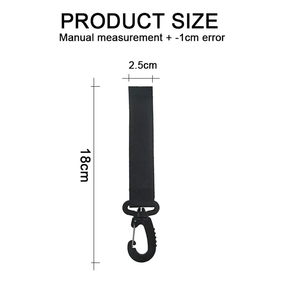 

1 Set Nylon Strap Stickers Stroller Hooks Solid and Compressive Resistance Safety and Reliability Firm Baby Carriage Bag Hooks