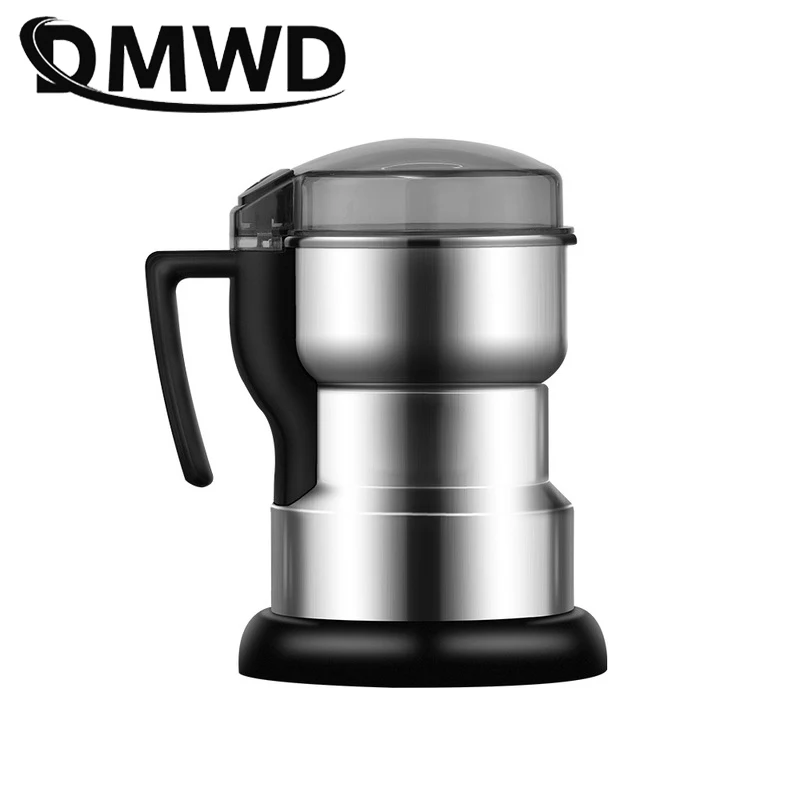 

DMWD Multifunction Coffee Grinder Stainless Steel Blade Electric Herbs Beans Mill Spices Nuts Grains Cafe Bean Grinding Machine