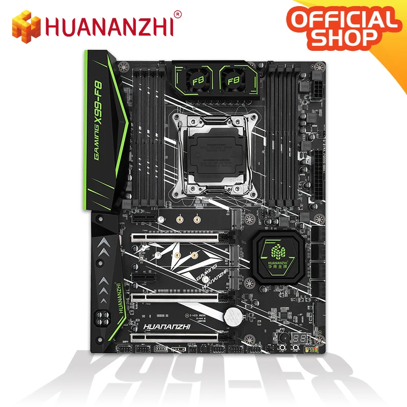 HUANANZHI X99 F8 материнская плата с MOS FanIntel Ксеон E5 LGA2011 3 все серии DDR4 rec NON ECC памяти NVME