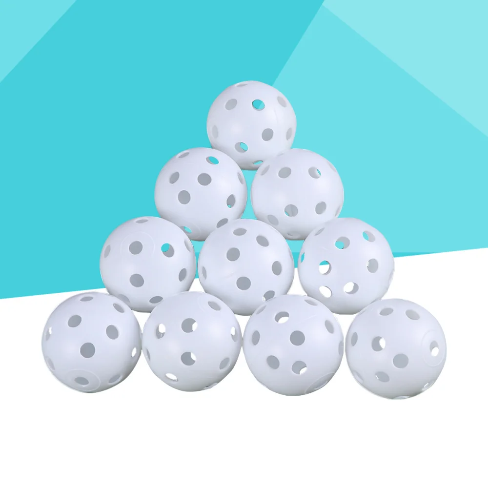 

24pcs Air Flow Hollow Balls for Practice (White)