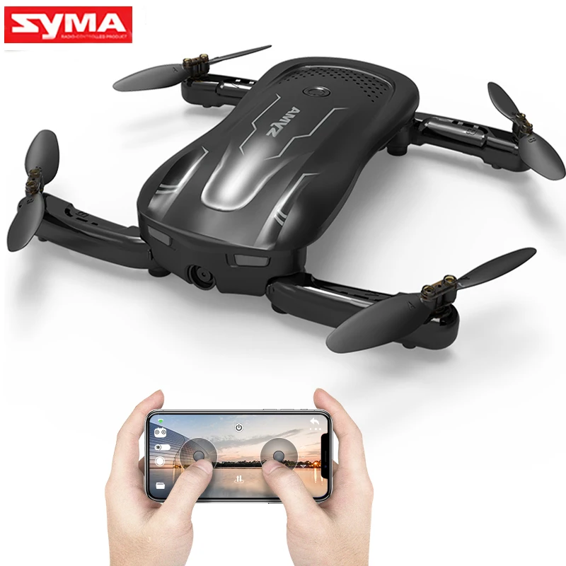 Оригинальный Карманный складной Квадрокоптер SYMA Z1 с фиксированной высотой и