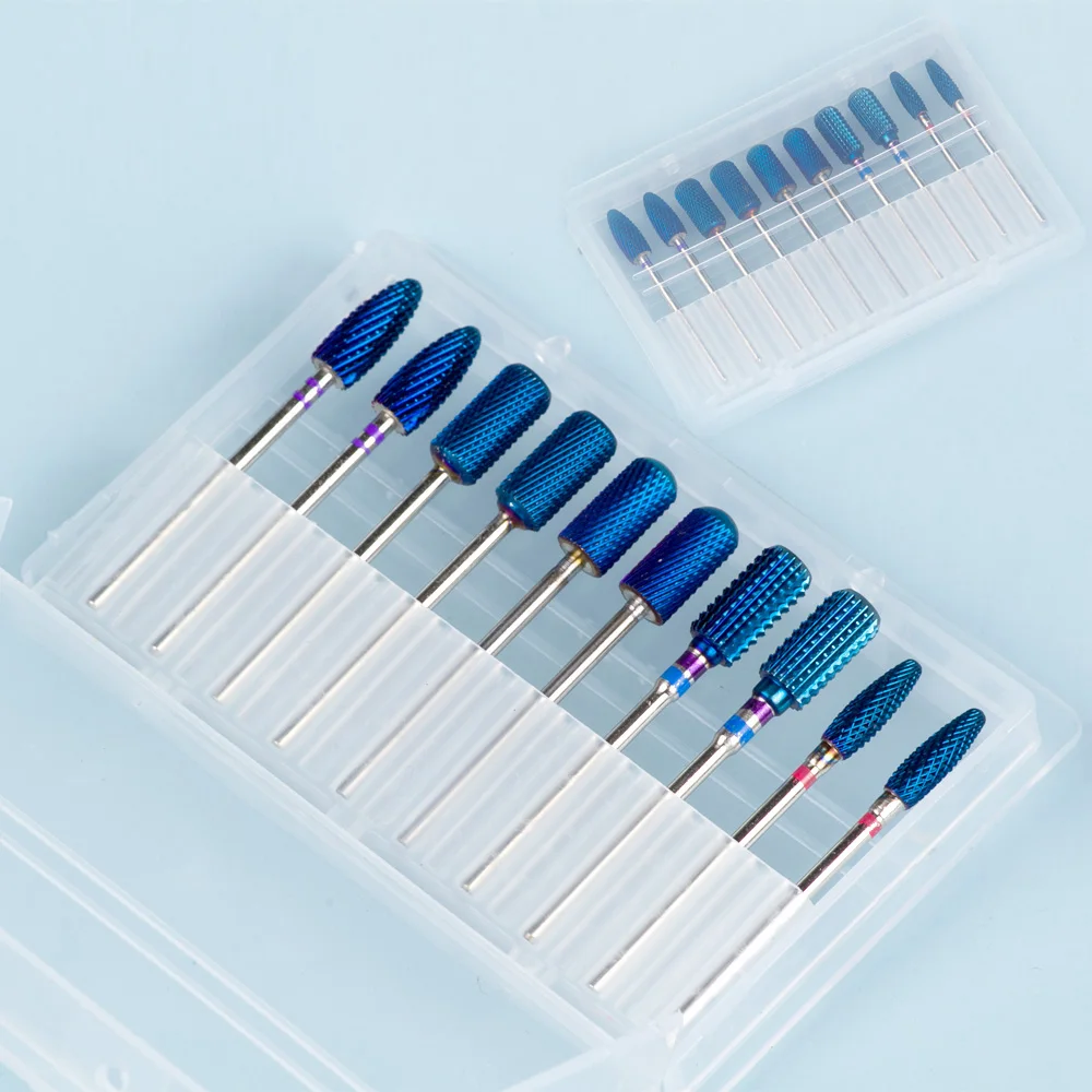 Фреза для маникюрного набора 10 шт. фрезы ногтей электрической дрели маникюра
