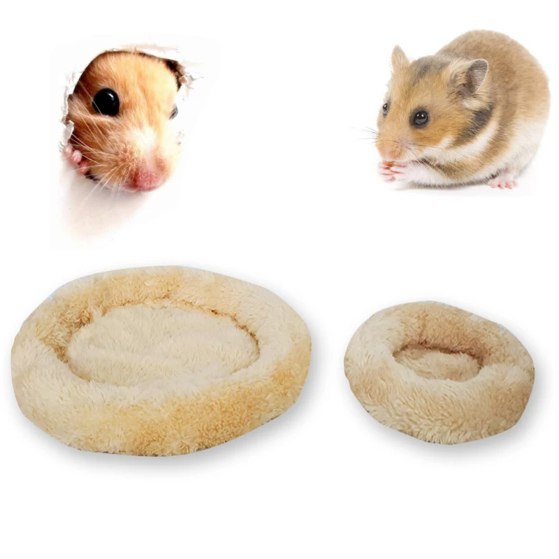 Хомяк домашнее животное коврик-гнездо теплая мягкая Арктическая бархатная