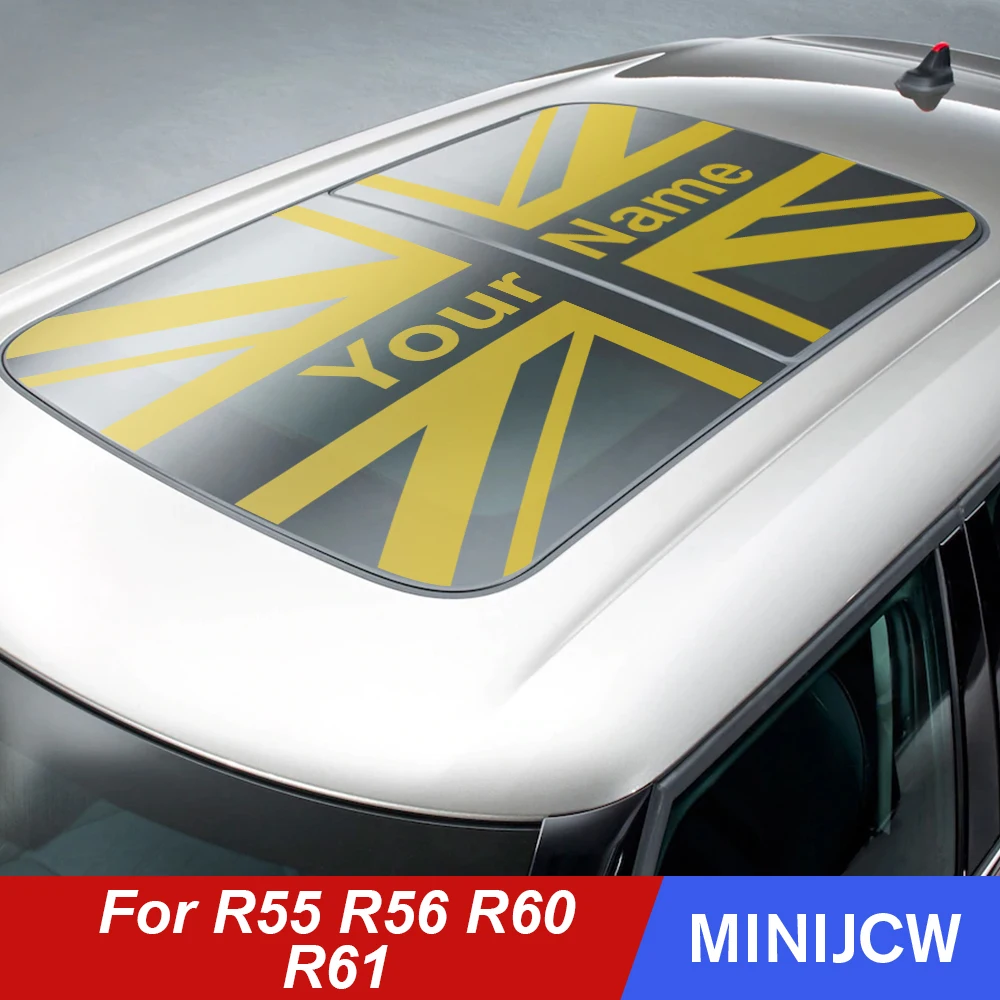Наклейка на крышу Union Jack солнцезащитный козырек пленки наклейки украшения для Mini