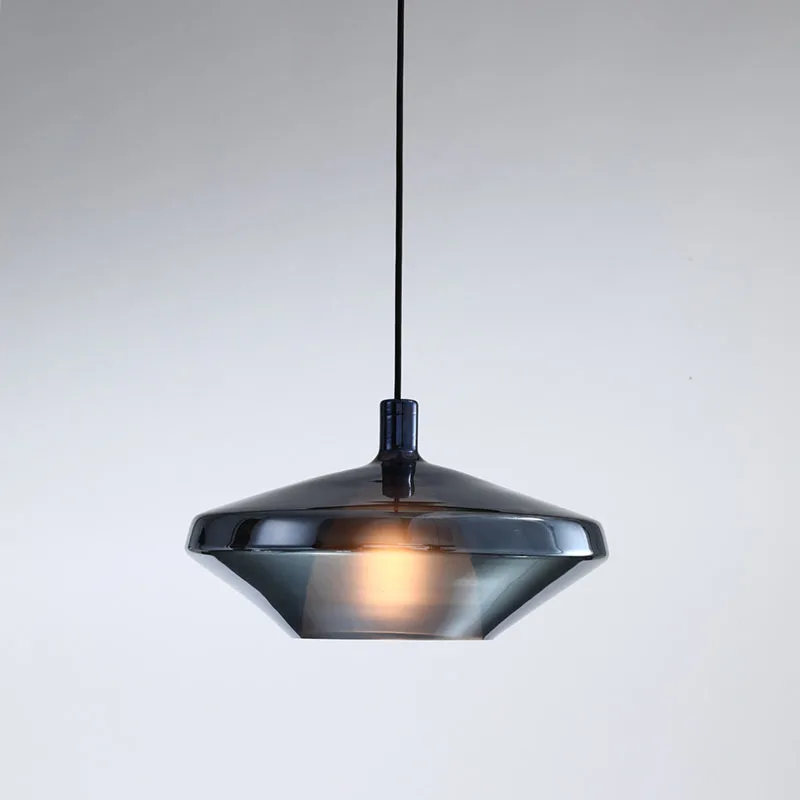 Modern Concise Originality Colour Glass Restaurant Small A Chandelier Northern Europe Bedroom Bedside Arts Single Head Bar | Лампы и