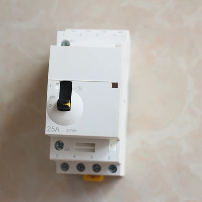 Модульное контакторное реле 4P4NO 230 В 25 А с электромеханическим типом|relays and
