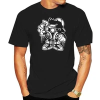 drewbacca mens gas mask artist t shirt breathable tee shirt