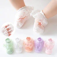 2021 baby clothing newborn accessories toddler socks kids socks girls lace mesh socks newborn cute socks calcetines bebe verano