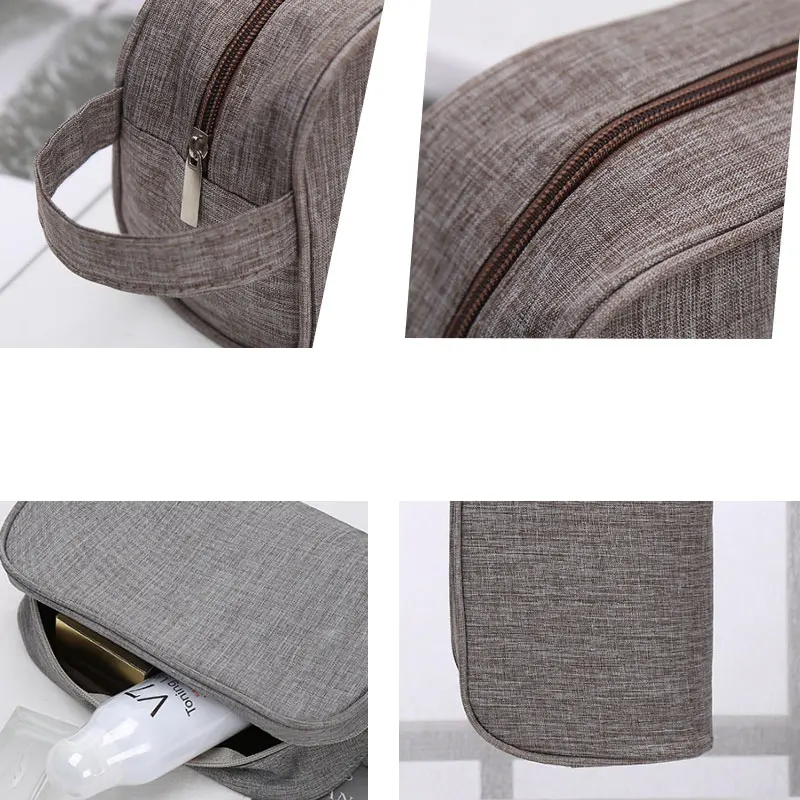 

Men Waterproof Makeup Bag Nylon Travel Cosmetic Bag Organizer Case Women Necessaries Make Up Wash Toiletry Bag