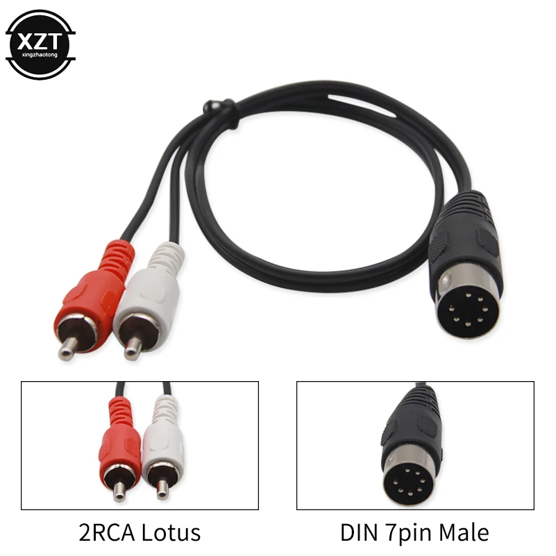 Кабель-удлинитель для аудиоадаптера разъем 7 Pin revolution 2RCA Lotus 0 5 м/1 м | Электроника
