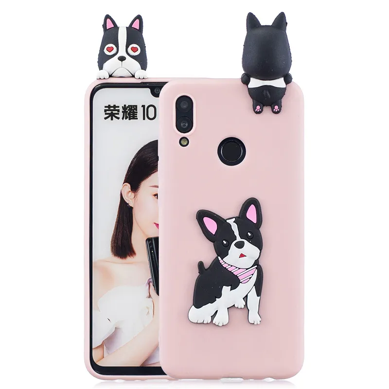 Мягкий ТПУ чехол с 3D рисунком для Huawei P Smart Z Honor 8 9 10 Lite 7A 7S 8A 8X 8S 9A 9S 9X 10i панда